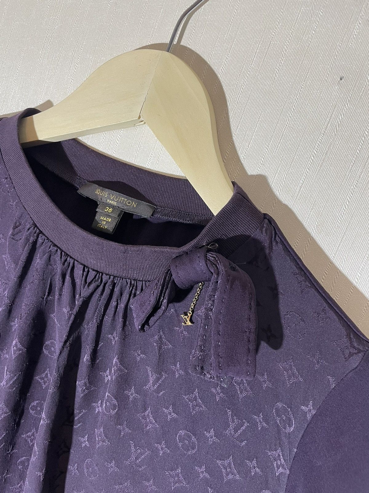 Designer × Louis Vuitton Louis Vuitton Viscose Monogram Sweatshirt Size XS / US 0-2 / IT 36-38 - 3 Thumbnail
