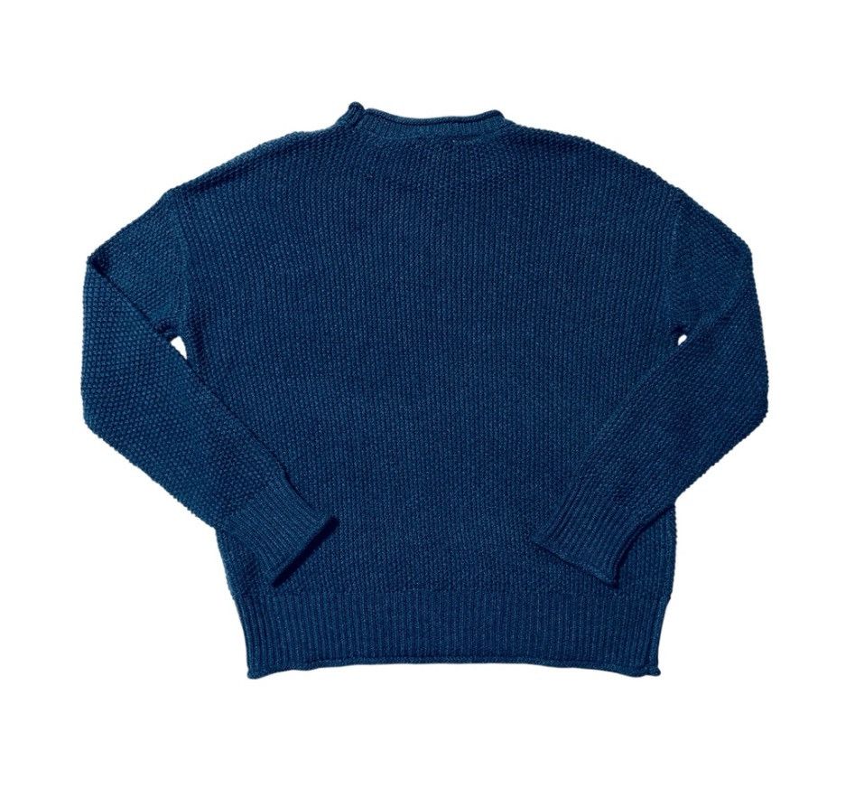Jessica Simpson Jessica Simpson Rolled Mock Neck Sweater Dark Blue – Size L Size L / US 10 / IT 46 - 2 Thumbnail