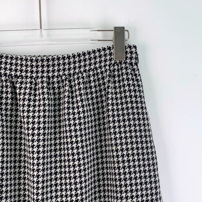 Dior Dior Color-blocked checkered wool casual knitted skirt Size 25" / US 0 / IT 36 - 3 Thumbnail