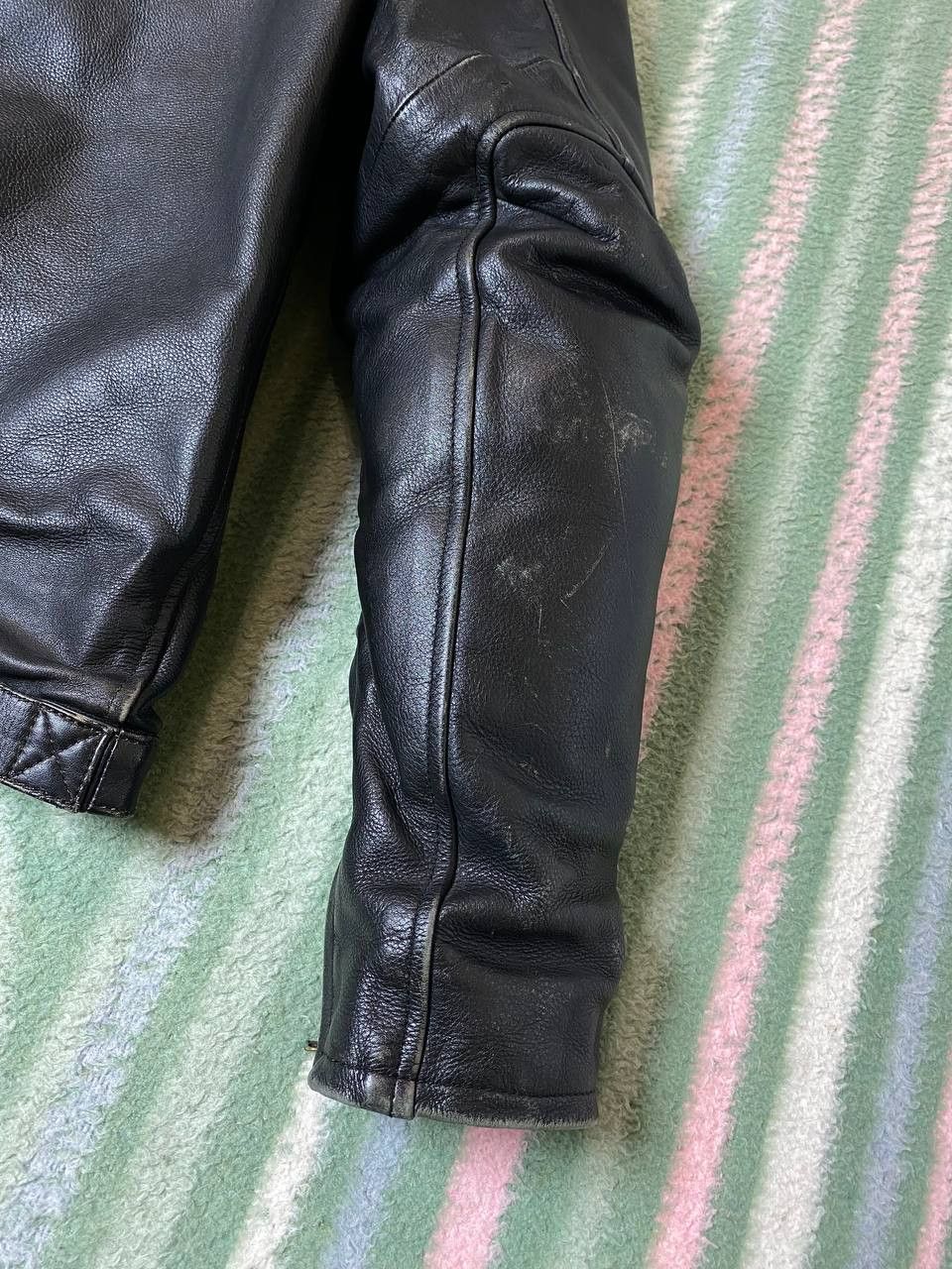 Vintage MOTO Vintage Black Leather Jacket REV'IT! Streetwear Size US XL / EU 56 / 4 - 21 Thumbnail