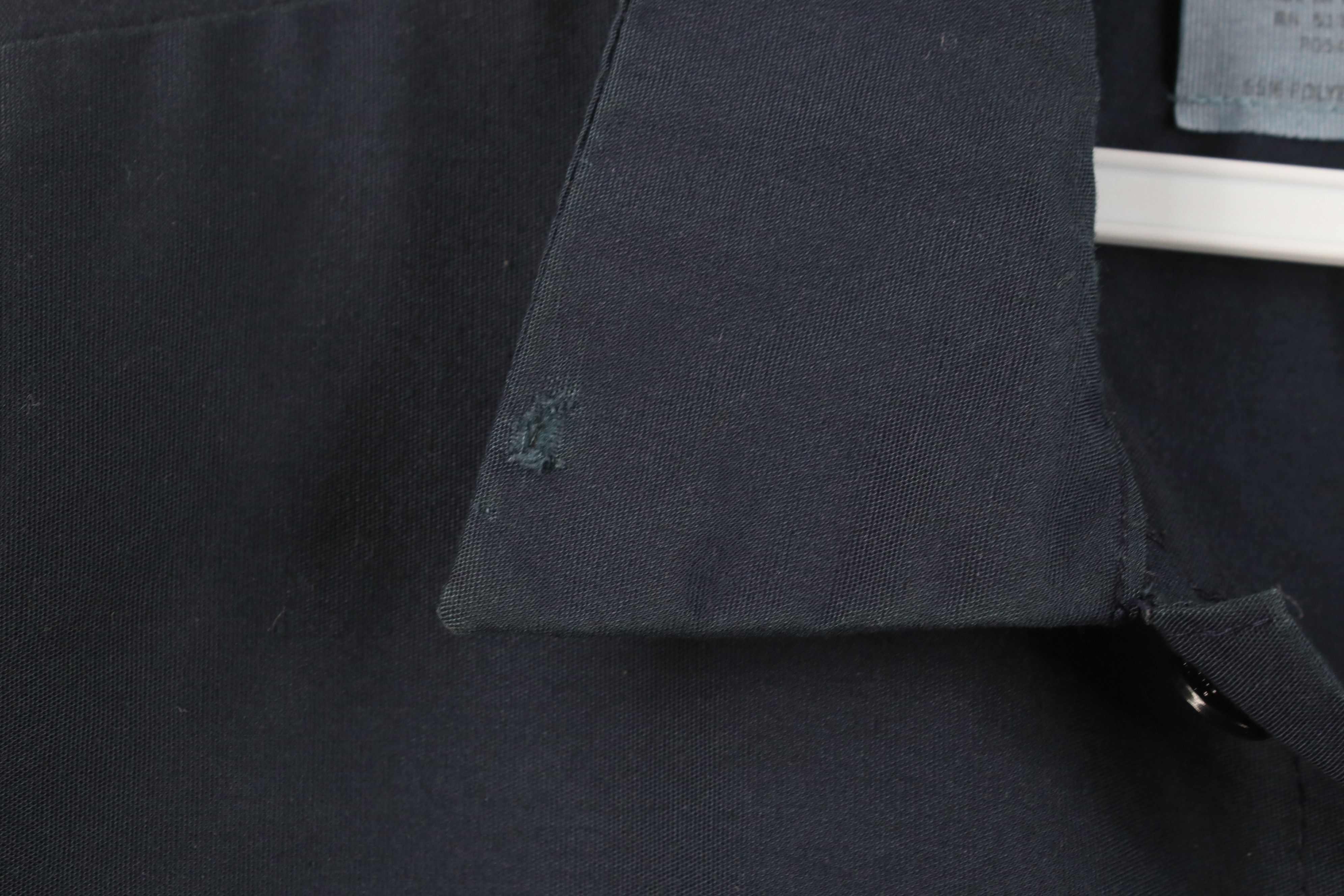 Vintage Vintage 90s Workwear Mechanic Button Shirt Blue USA Size US XL / EU 56 / 4 - 7 Thumbnail
