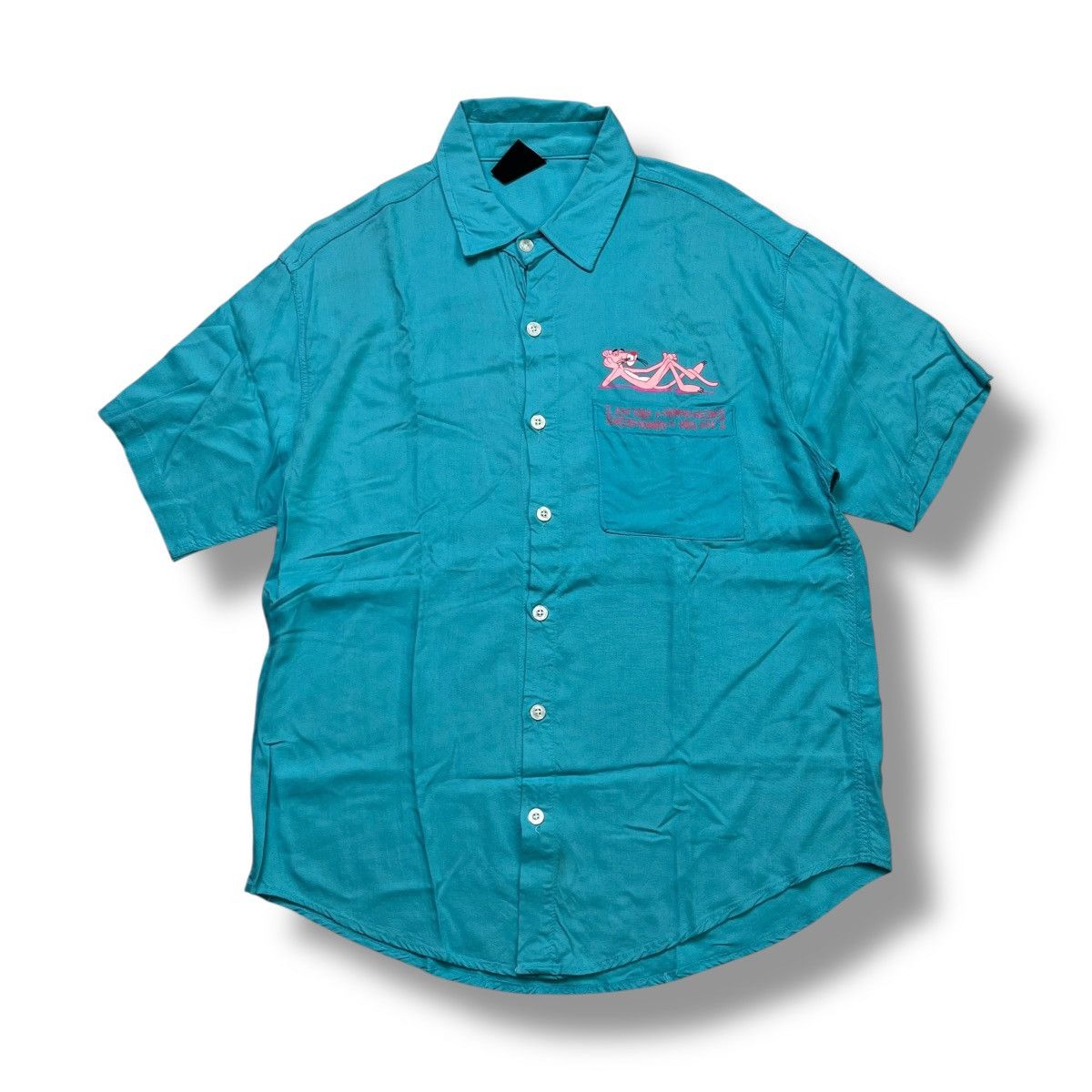I Am Not A Human Being Pink Panther short sleeve button ups shirt Size US S / EU 44-46 / 1 - 2 Thumbnail