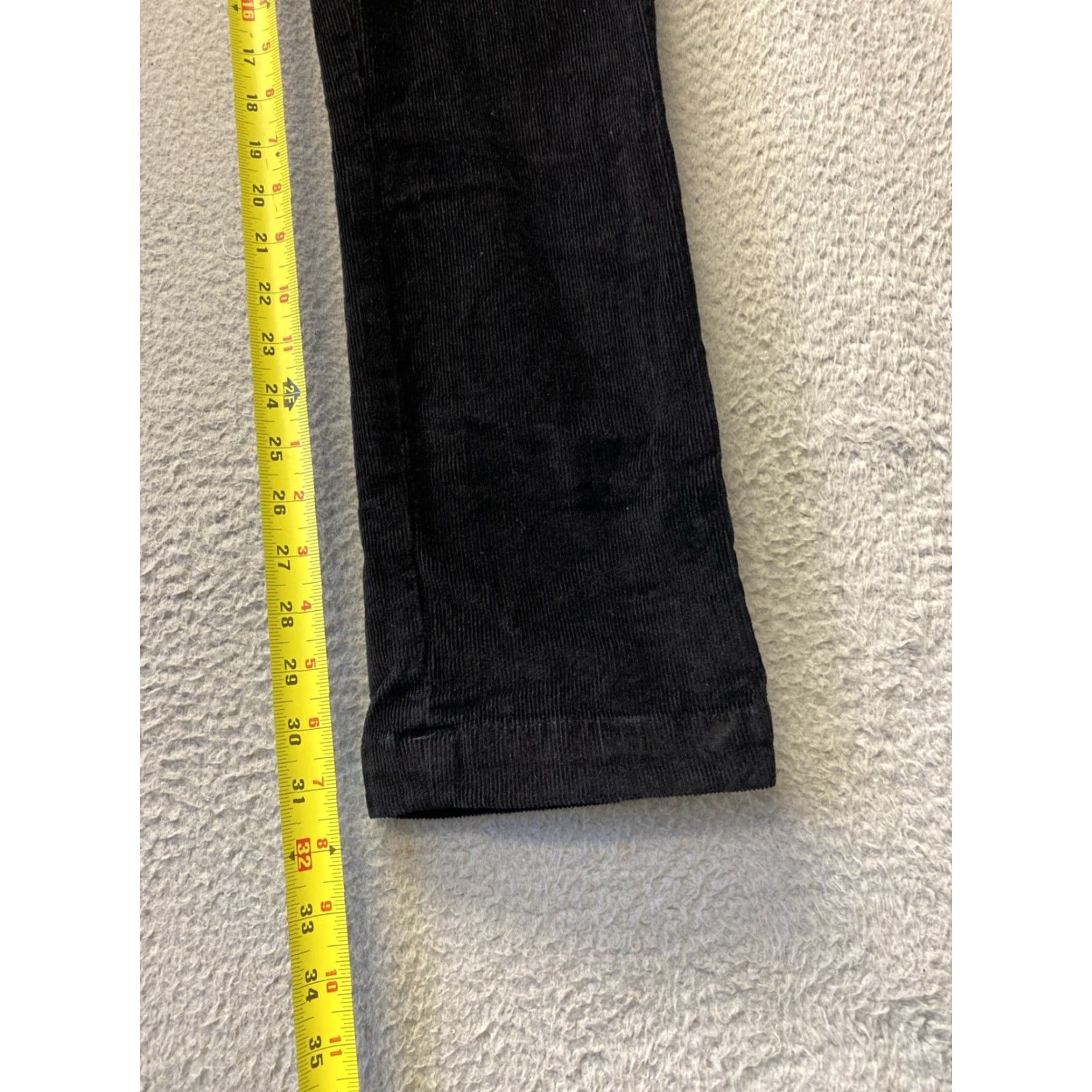 Vintage JACHS New York Pants Mens 32 Inseam 32 Black Corduroy Stretch Straight Cotton Blend Regular Size US 32 / EU 48 - 4 Thumbnail