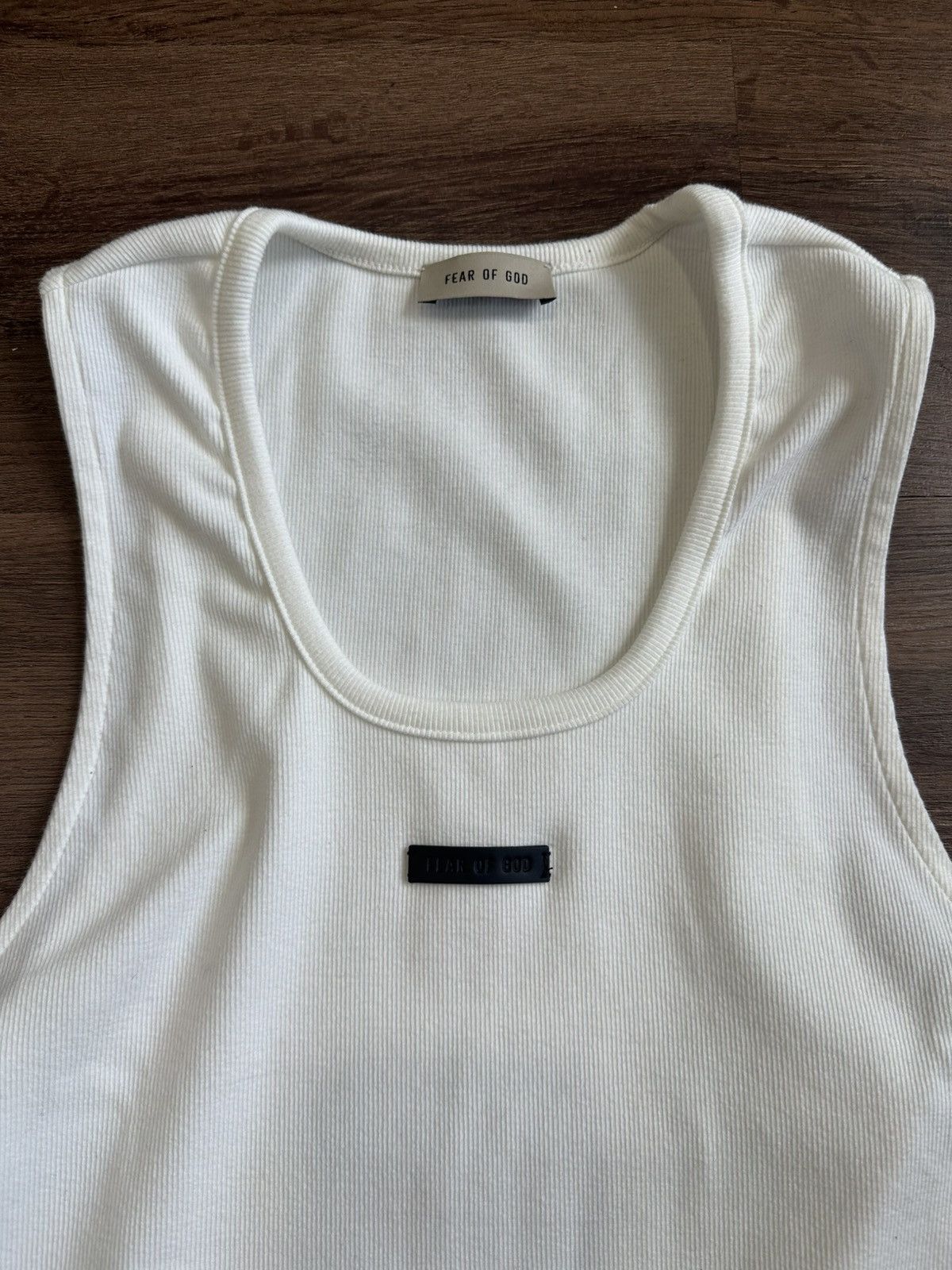 Fear of God Fear of God Fifth Collection Mesh Tank Top Cream | Grailed