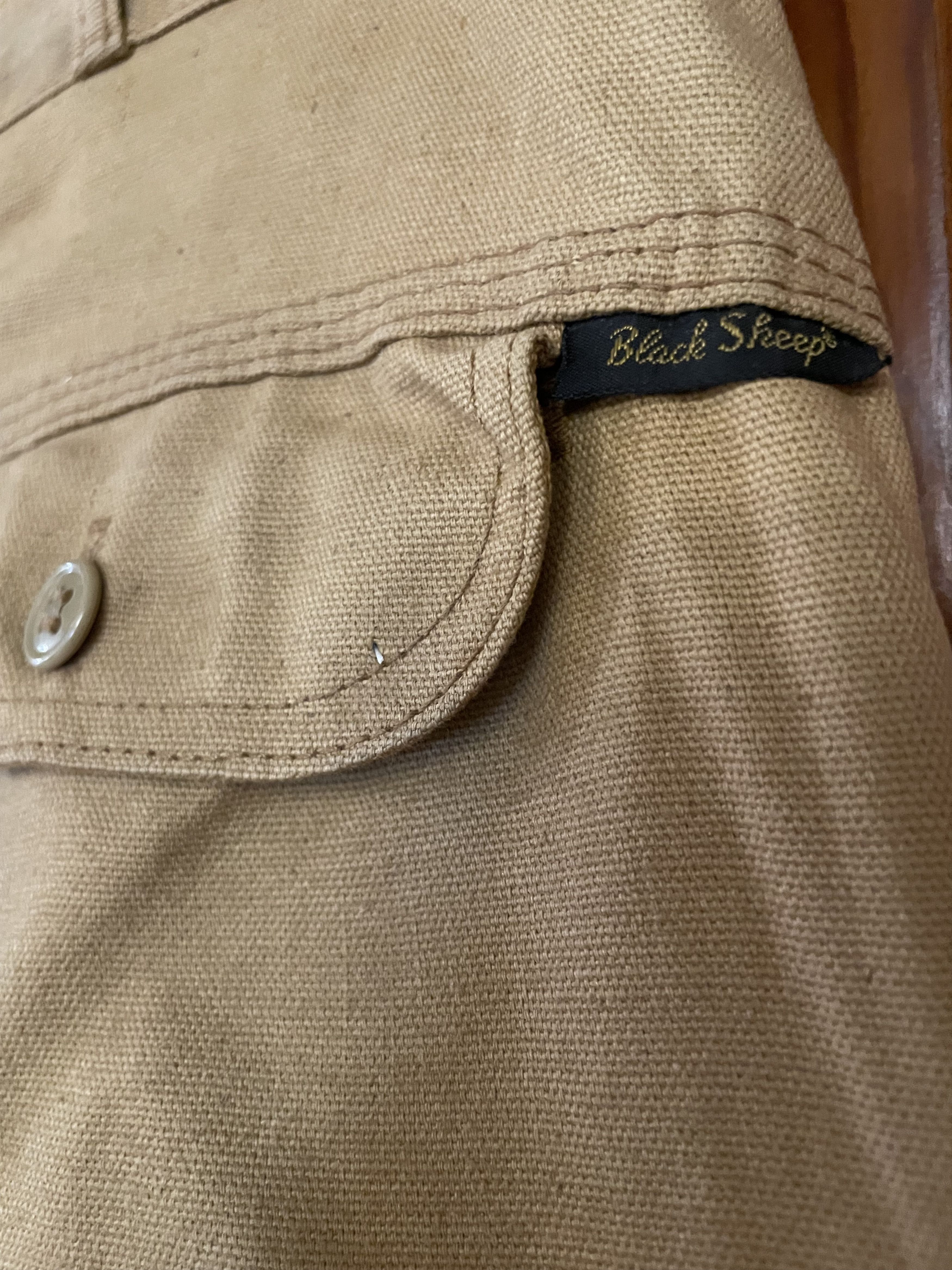 Black Sheep 1970s Black Sheep - Duck Canvas Hunting Pants Size US 38 / EU 54 - 3 Thumbnail