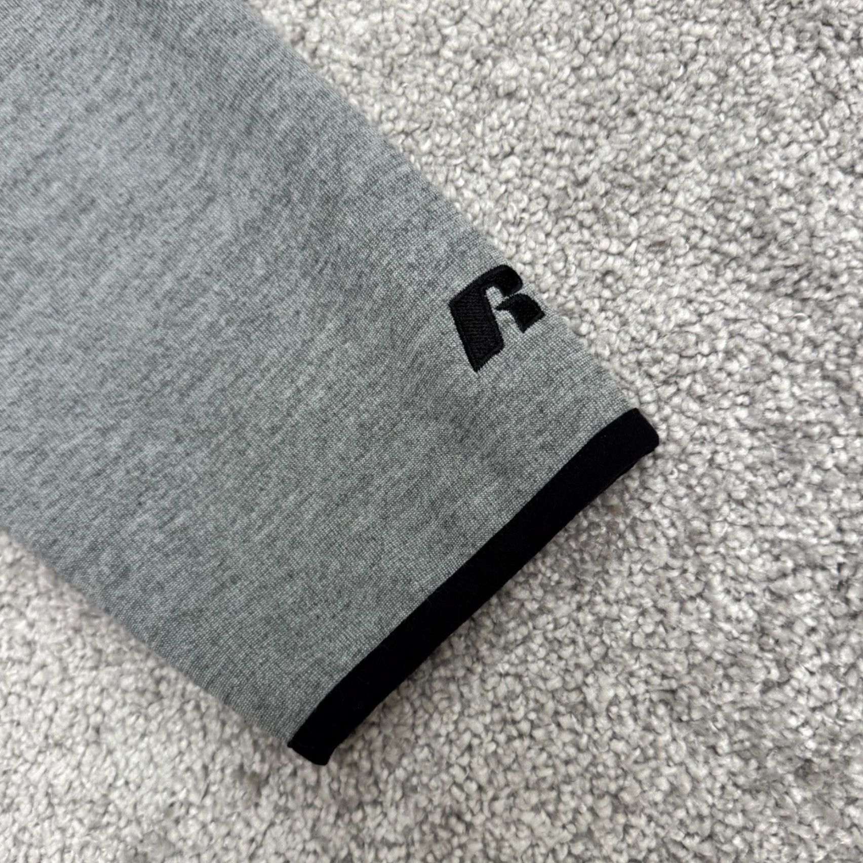Russell Athletic Russell Athletic Hoodie Mens Medium Gray Full Zip Tech Fleece Jacket All Seasons Breathable Lightweight Size US M / EU 48-50 / 2 - 3 Thumbnail