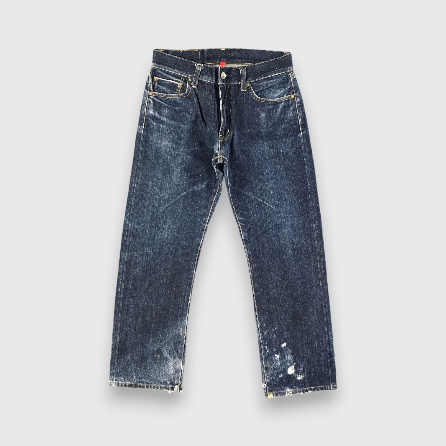 Japanese Brand Uniqlo Redline Jeans Selvedge Denim -J2680 - Main Image