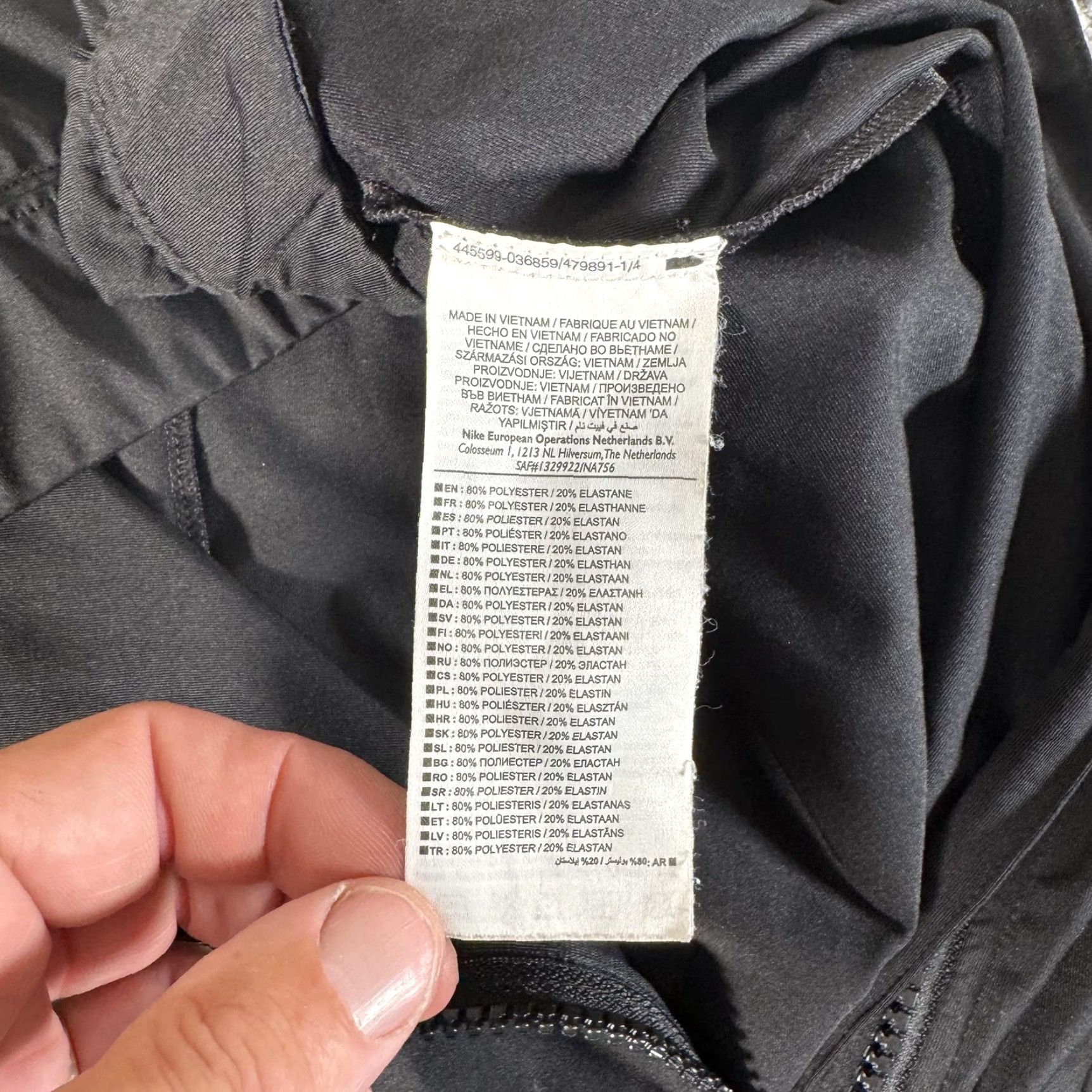 Nike VINTAGE NikeLab x RT Skirt Womens Small Black Full Zip Long Riccardo Tisci 840684-010 Size 28" / US 6 / IT 42 - 7 Thumbnail