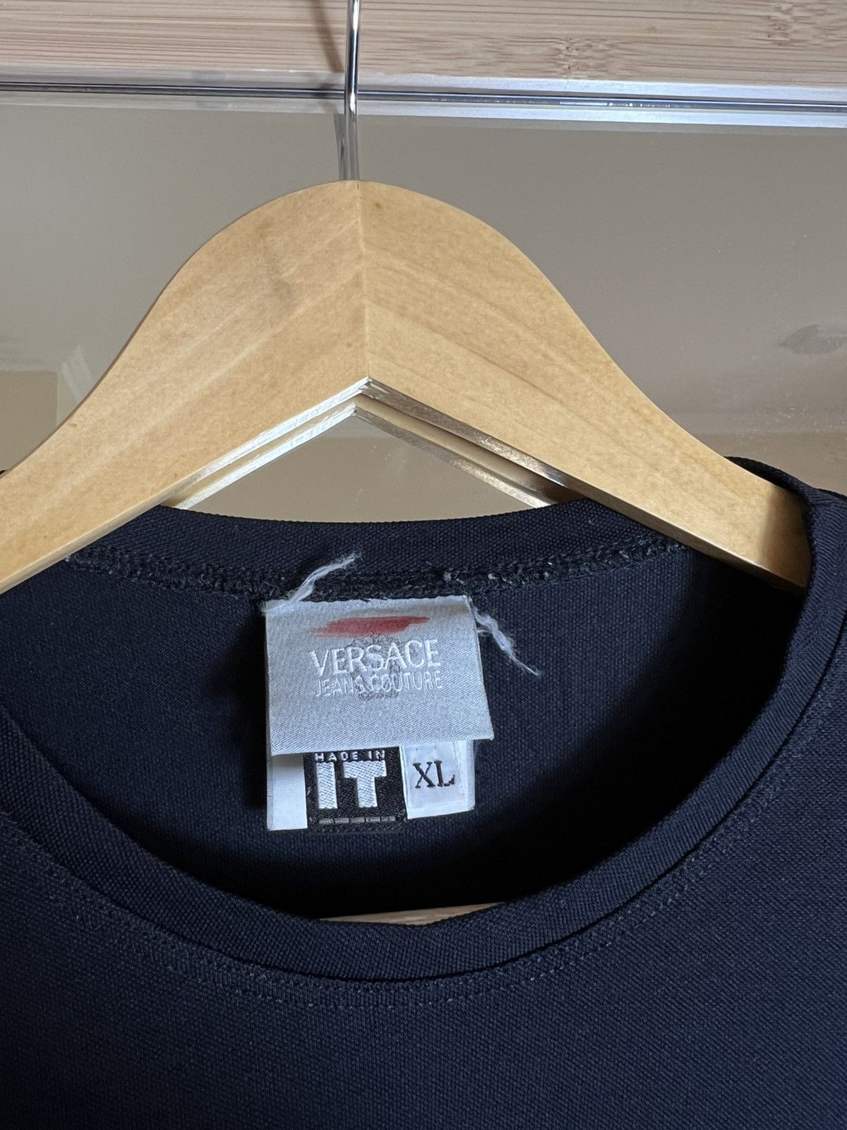 Versace Jeans Couture Rare Vintage Versace Black Sweatshirt Y2K Size US XL / EU 56 / 4 - 6 Thumbnail