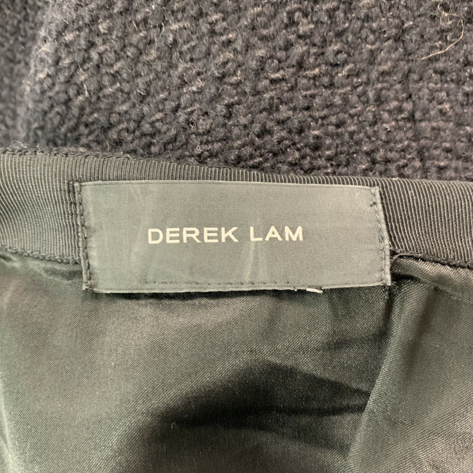 Derek Lam 10 Crosby DEREK LAM Size M Black Textured A-Line Knee-Length Skirt Size 30" / US 8 / IT 44 - 4 Thumbnail