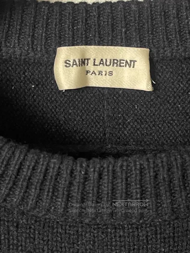 Saint Laurent Paris Saint Laurent Paris Black Sweater i Size US M / EU 48-50 / 2 - 3 Thumbnail