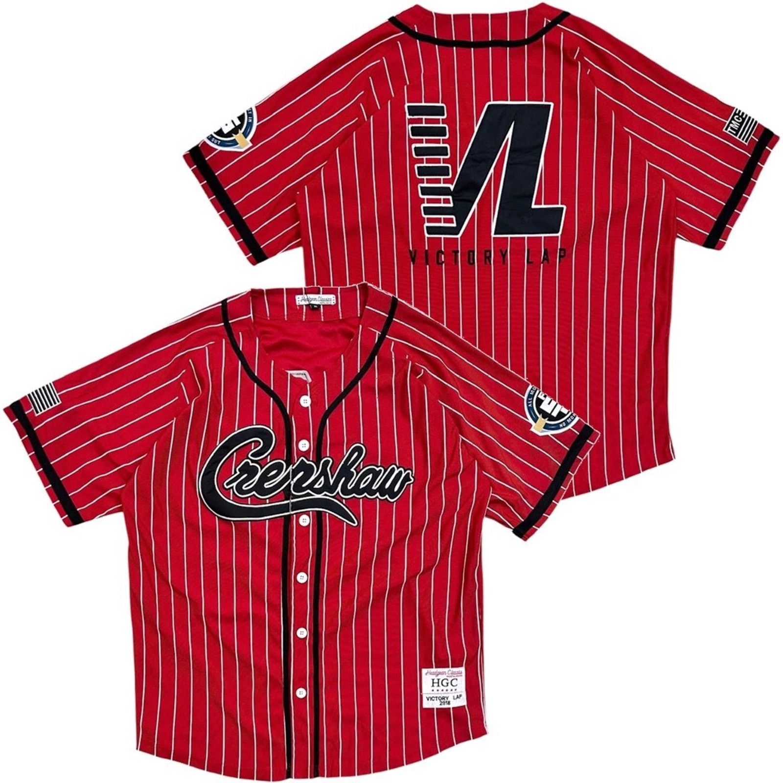 Other Nipsey Hussle Crenshaw Headgear Classics Baseball Jersey Size US XXL / EU 58 / 5 - 1 Thumbnail