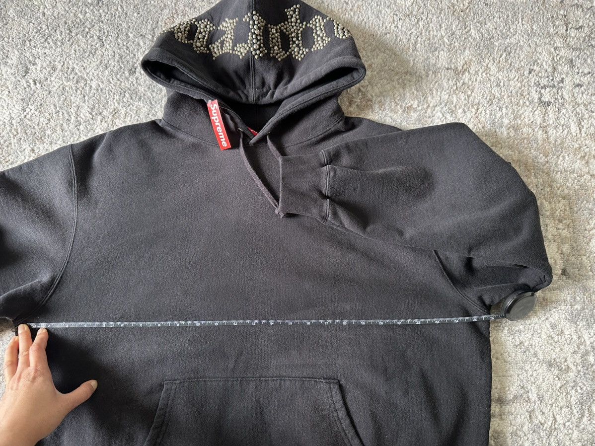 Supreme Supreme Overdyed Studded Hooded Sweatshirt SS26/W7 Size US M / EU 48-50 / 2 - 10 Thumbnail