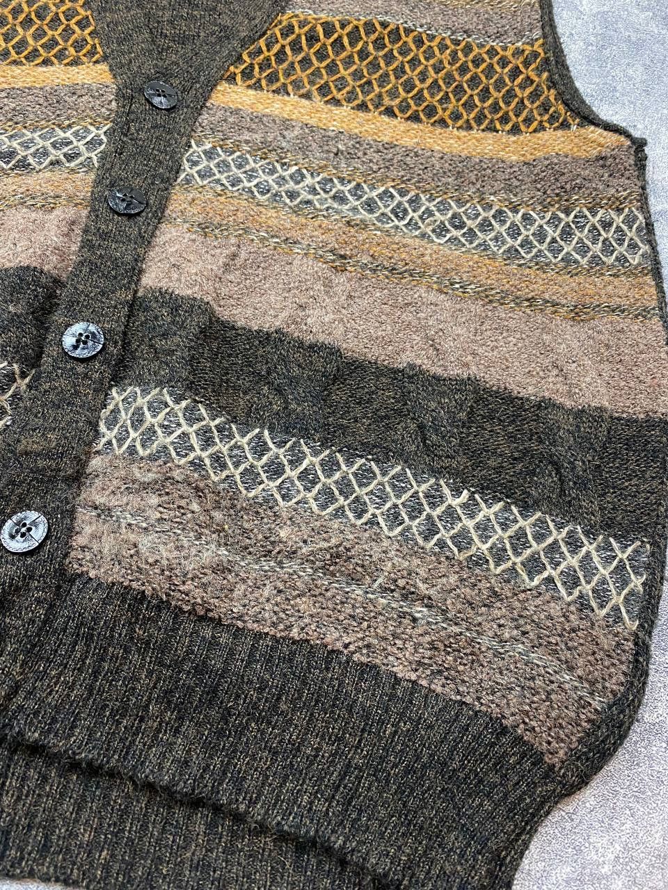 Designer Tris Line Rare Vintage Sweater Not Sleeve Knitwear Golf Size US L / EU 52-54 / 3 - 4 Thumbnail