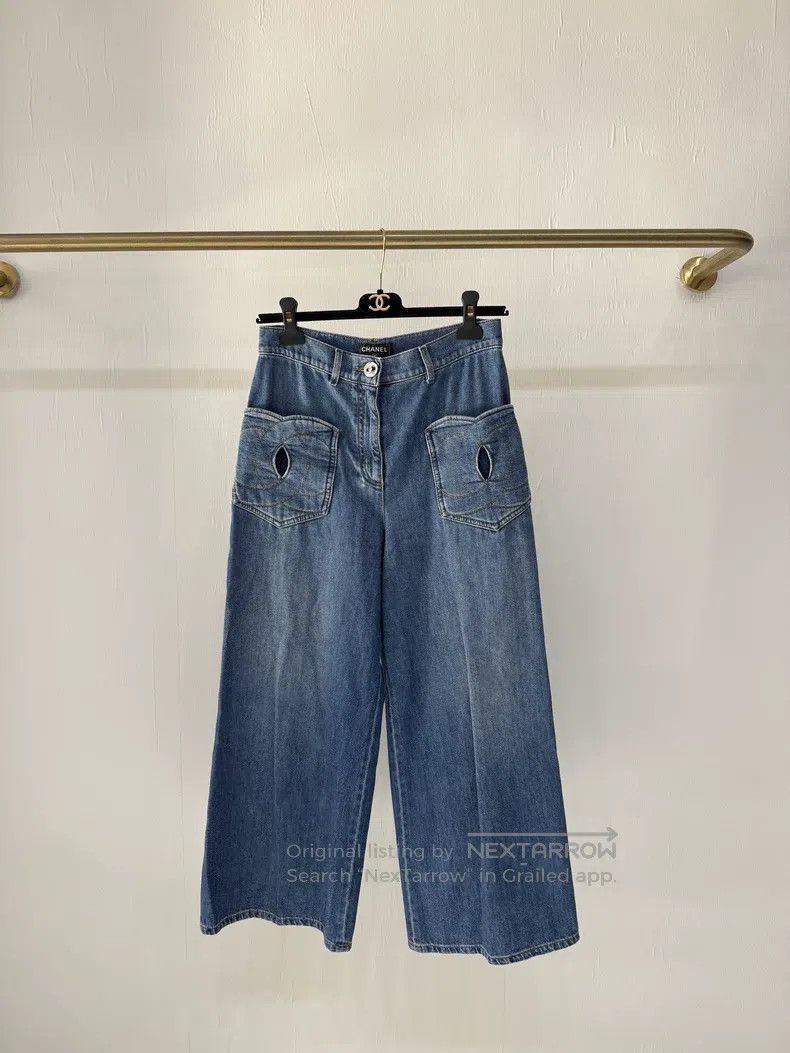 Chanel Chanel 24P Love Pocket Double C Jeans Size 42" / US 20 - 1 Thumbnail