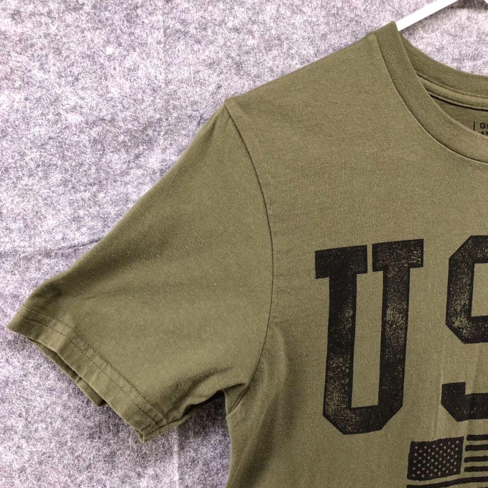 Greats VINTAGE Great American Lakes & Timber Mens T-Shirt USA Graphic Crew Neck Short Sleeve Green S Size US S / EU 44-46 / 1 - 5 Thumbnail