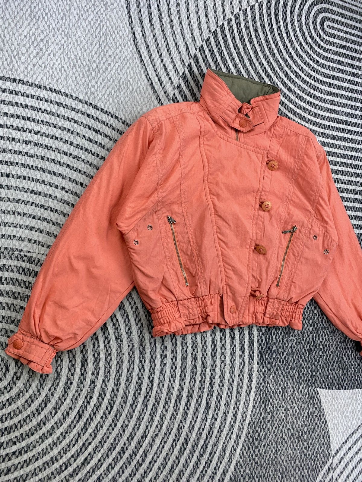 Asics Vintage Peter Steinebron Ski Sport Cropped Style Jacket Size M / US 6-8 / IT 42-44 - 3 Thumbnail