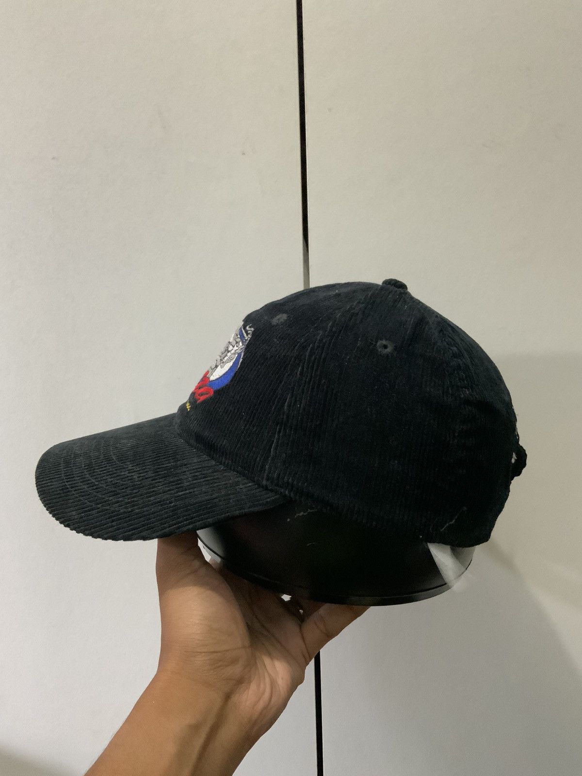 Cartoon Network Triple M’s Wazza The Rock Doc Corduroi Black Hat Size ONE SIZE - 2 Thumbnail