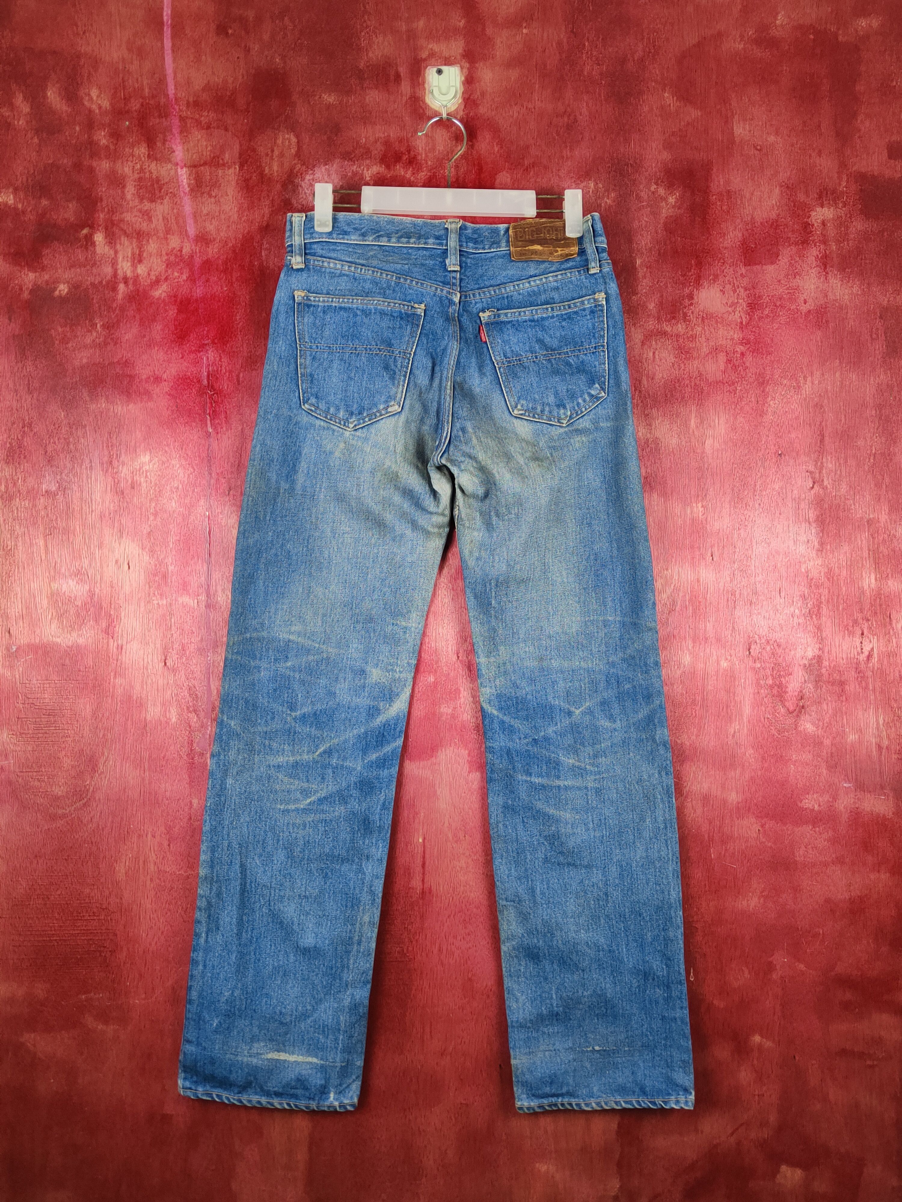 Big John Big John Blue Faded Distressed Ripped Jeans #S2209 Size US 29 - 7 Thumbnail