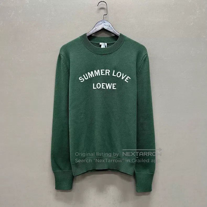 Loewe Loewe Embroidered Letter Wool Knit Sweater Size M / US 6-8 / IT 42-44 - 1 Thumbnail