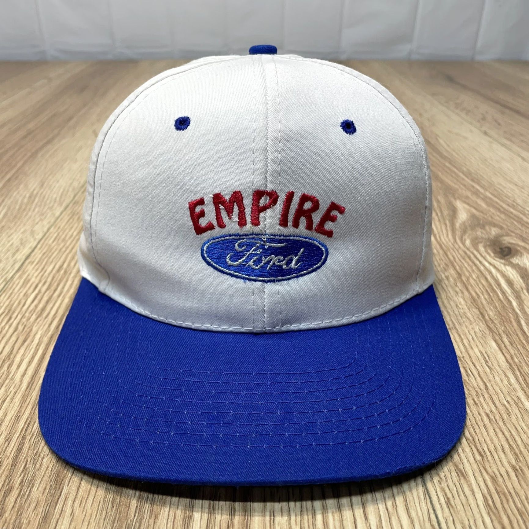 Ford VINTAGE Nissin Ford Truck Snapback Baseball Hat Cap Men One Size White Size ONE SIZE - 3 Thumbnail