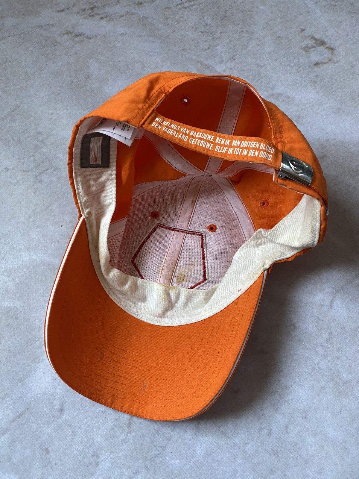 Nike Vintage Nike Nederland KNVB Soccer Jersey Cap Size ONE SIZE - 2 Thumbnail