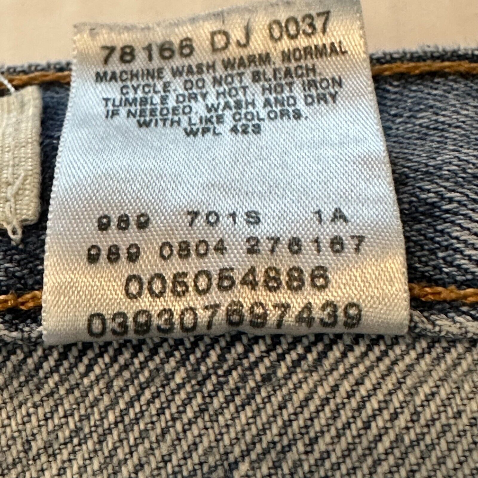 Levi's Levis 505 Straight Leg 36x32 Blue Jeans Mild Distress 90sVTG Size US 36 / EU 52 - 5 Thumbnail