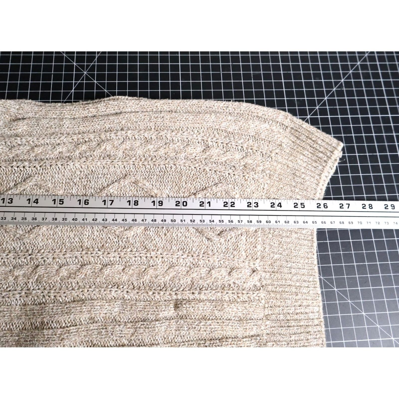 Haggar Haggar Cable Knit Sweater Men XL Beige Cotton Knit Crewneck Vintage Preppy Dad Style pullover Size US XL / EU 56 / 4 - 6 Thumbnail