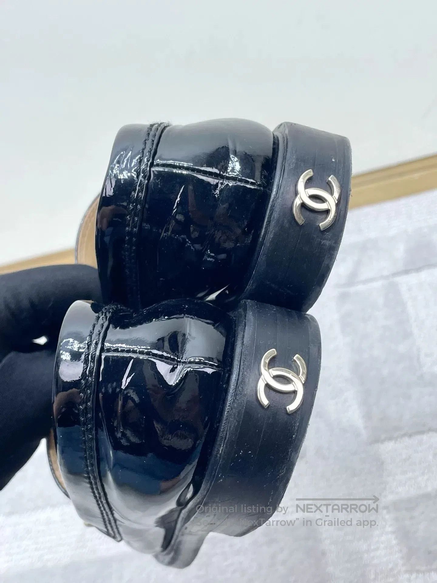 Chanel Chanel Letter Loafers. Size US 5.5 / IT 35.5 - 4 Thumbnail