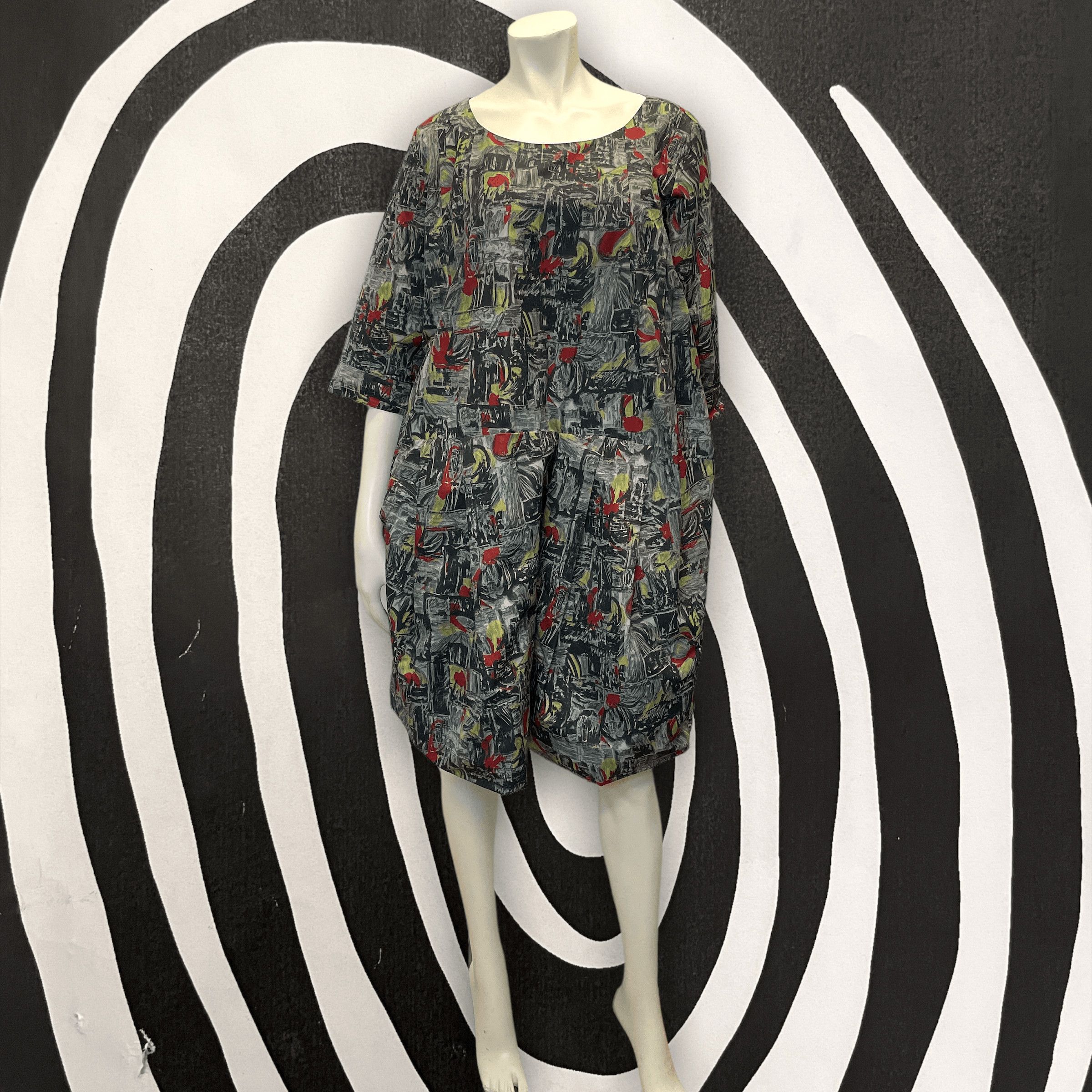 Marni Marni Vintage Designer Cotton Printed Dress Made In Italy Size M Size M / US 6-8 / IT 42-44 - 2 Thumbnail