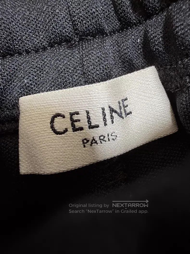 Celine Celine Size M Riveted Vertical Ogo Wide Leg Sweatpants i Size US 27 - 5 Thumbnail