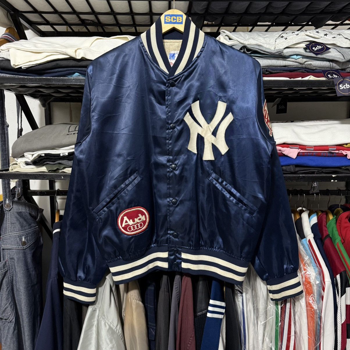 New York Yankees Vintage 80s 90s new york yankees felco satin varsity Size US S / EU 44-46 / 1 - 8 Thumbnail