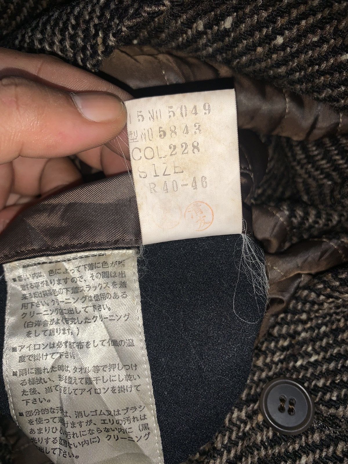 Vintage Vintage Rodex of London wool leather hybrid biker jacket Size US L / EU 52-54 / 3 - 17 Thumbnail