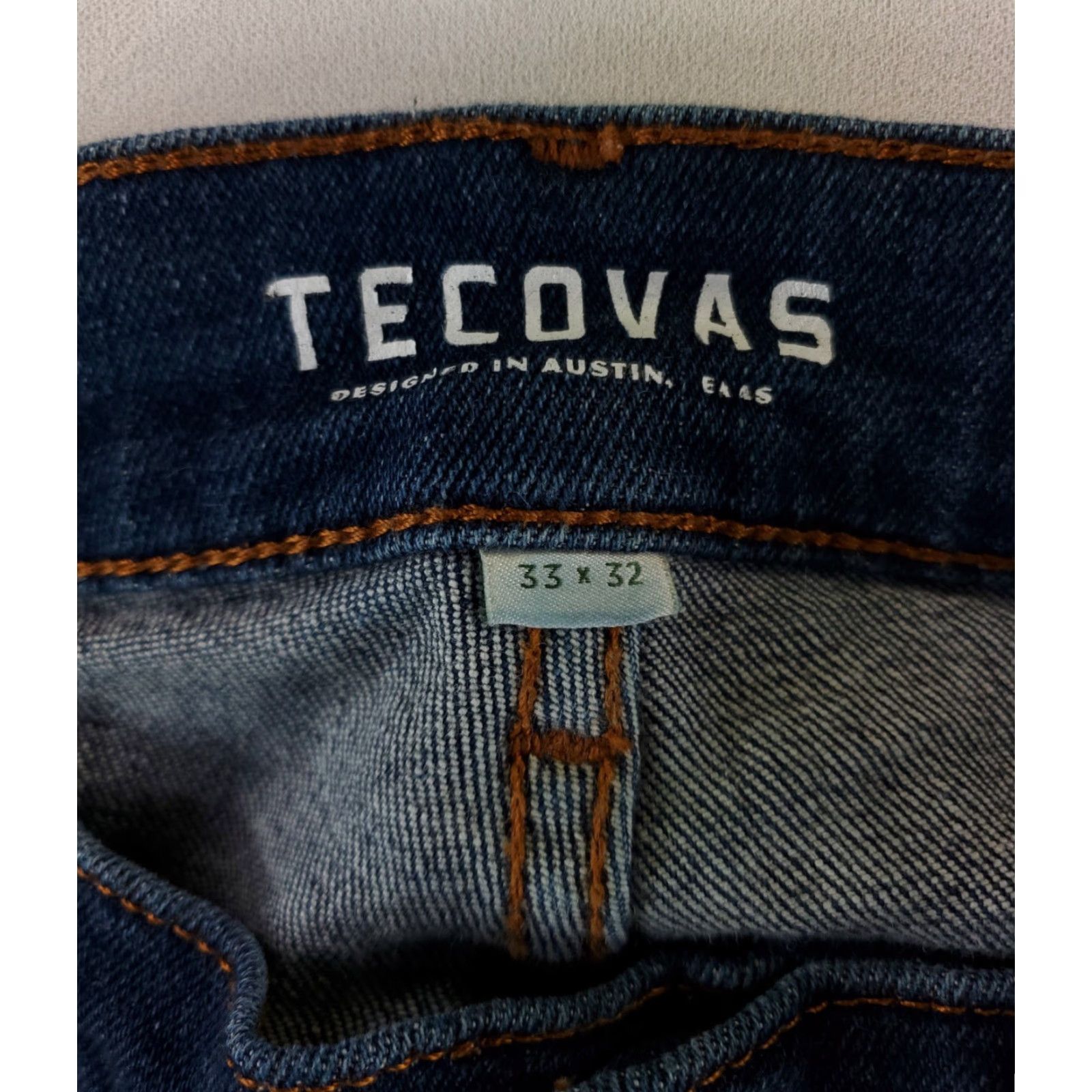 Tecovas Tecovas Rugged Standard Blue Jeans Mens 35x32 Denim Straight Blu​e Blue Jeans 35x32 Tecovas Rugged Standard Mens 35x32 Denim Straight 44 Size US 35 - 2 Thumbnail