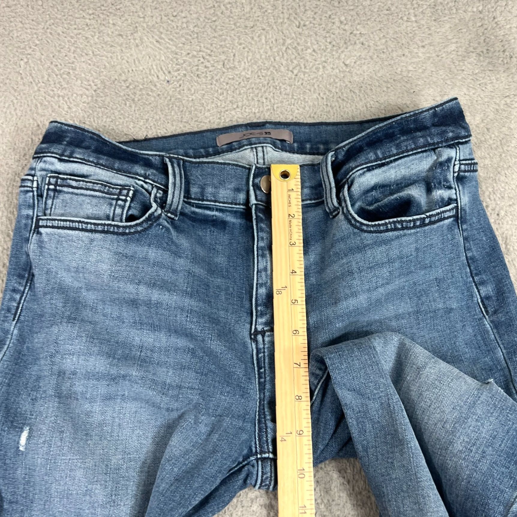 Vintage VINTAGE Joe's Jeans Women's 29 Janet Denim Mid Rise Straight Ankle Pants Blue 2000s Size 29" - 4 Thumbnail