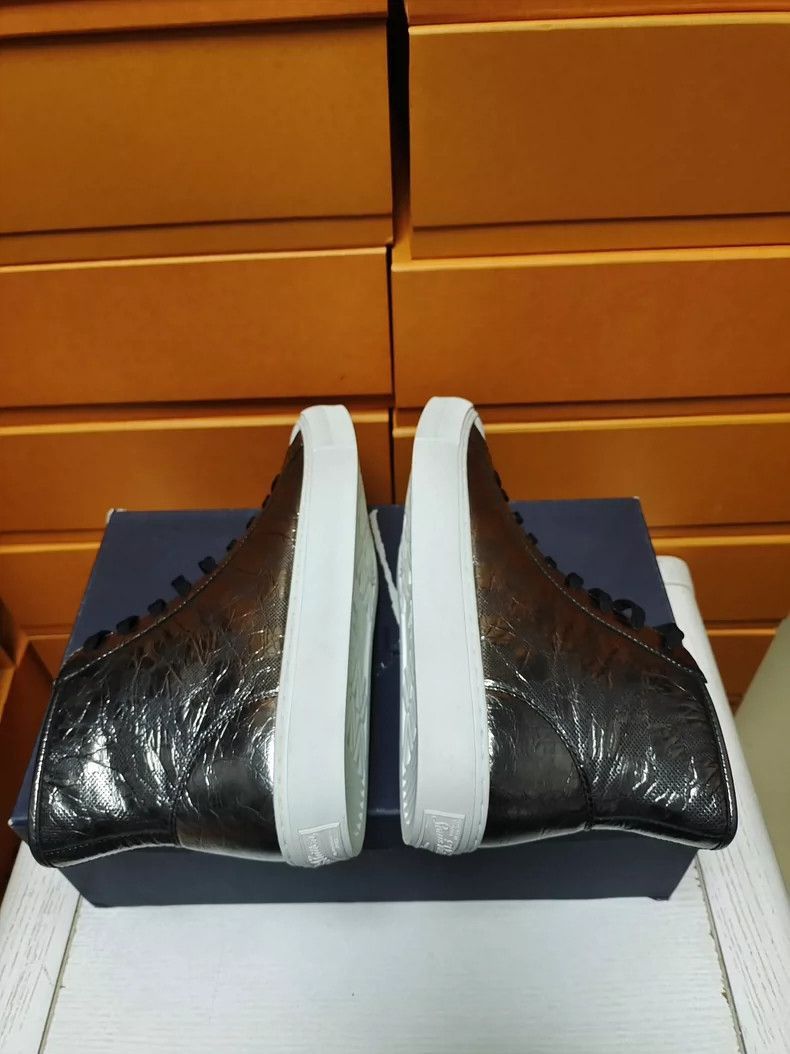 Louis Vuitton Louis Vuitton LV Metallic LaceUp Sneakers Size 6.5-2506 Size US 6.5 / EU 39-40 - 6 Thumbnail