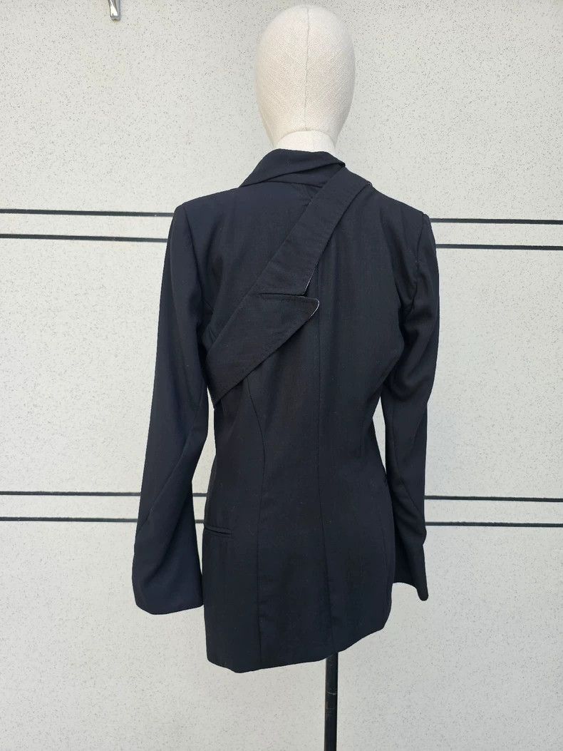 Ann Demeulemeester Ann Demeulemeester Women's Deconstructed Suit Jacket Size S / US 4 / IT 40 - 1 Thumbnail