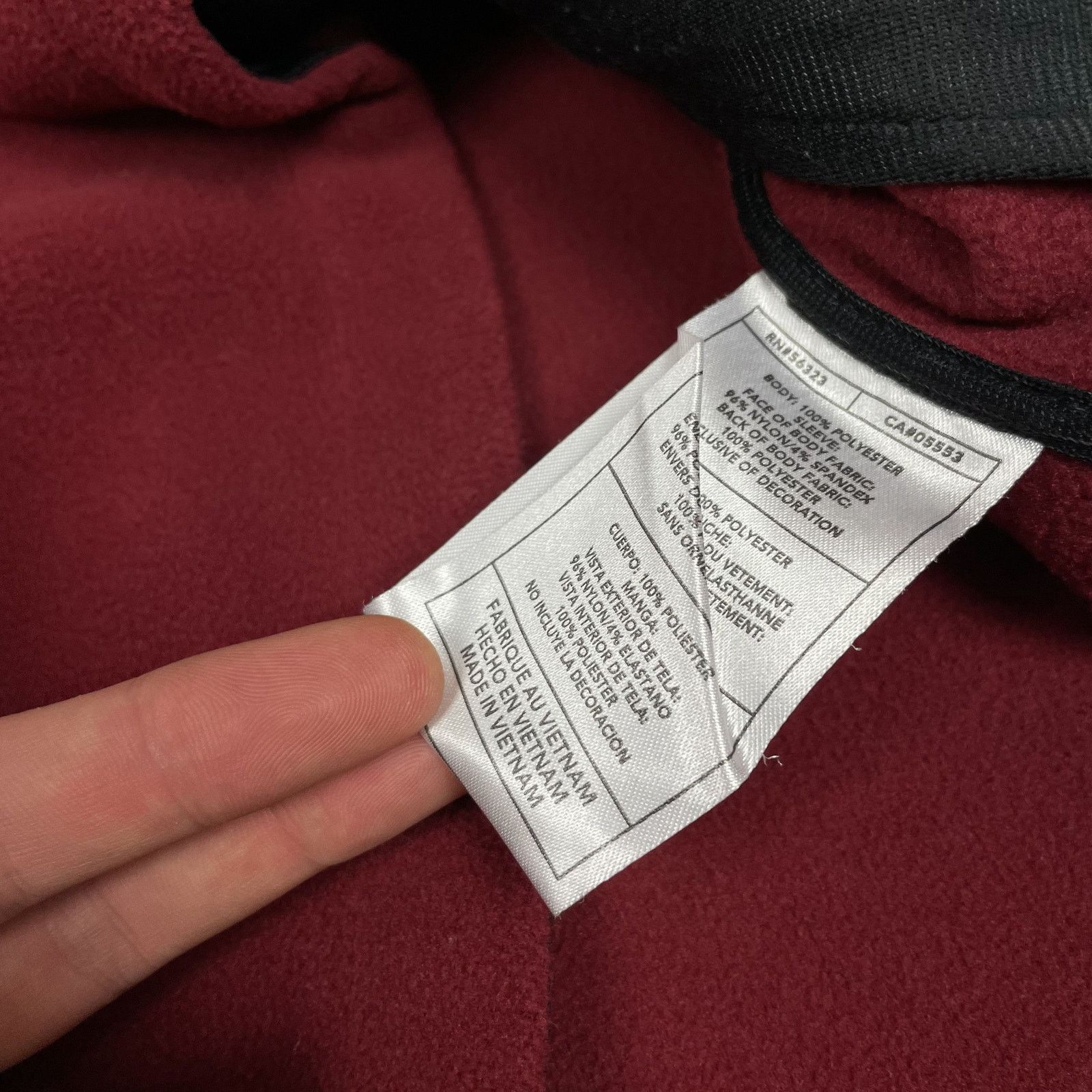 Nike × Nike ACG × Vintage Nike ACG Men's Red Black Polyester Full Zip Fleece Jacket M Size US M / EU 48-50 / 2 - 8 Thumbnail