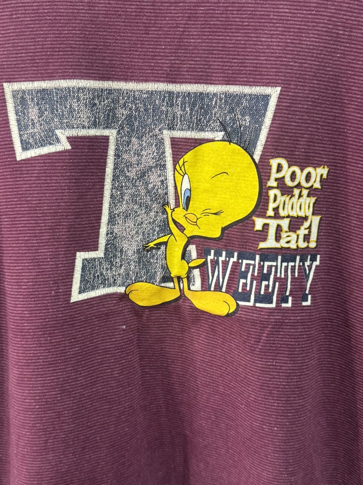 Warner Bros vintage WARNER BROS - tweety litle birds made in usa tee Size US XL / EU 56 / 4 - 2 Thumbnail