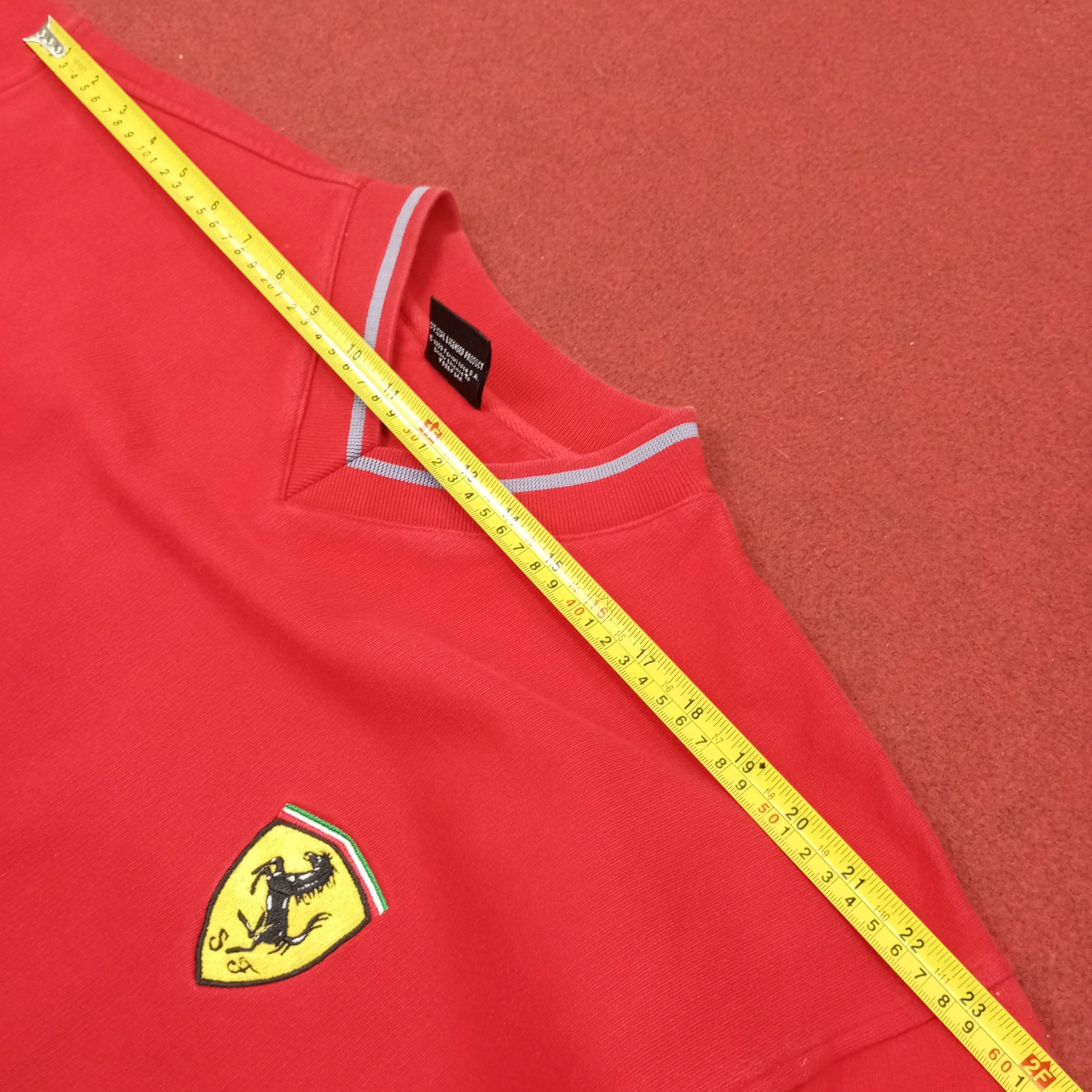 Ferrari Motorsports Logo Design Sweatshirt c241n23
