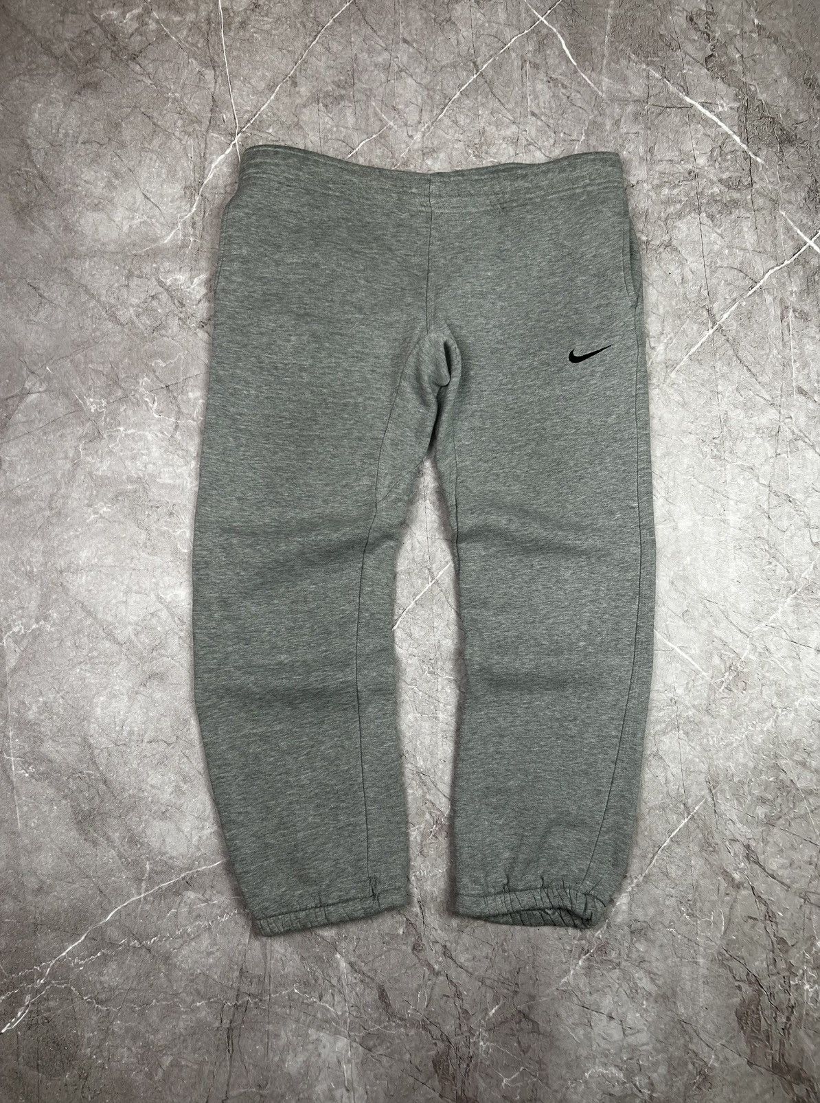 Nike × Vintage Vintage Y2K gray Nike baggy cotton sweatpants size L Size US 32 / EU 48 - 2 Thumbnail