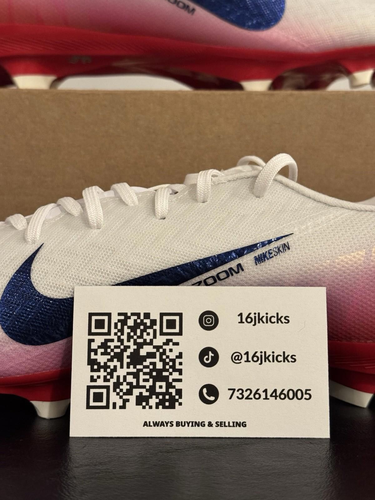Nike Size 9 - Nike Zoom Mercurial Vapor 16 Academy LV8 MG Fear Size US 9 / EU 42 - 2 Thumbnail