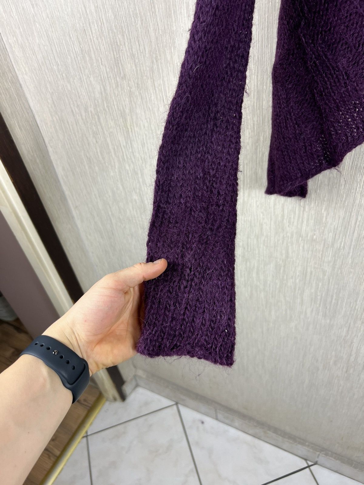 Diesel Vintage Diesel y2k alpaca open knit sweater cardigan goth Size M / US 6-8 / IT 42-44 - 10 Thumbnail