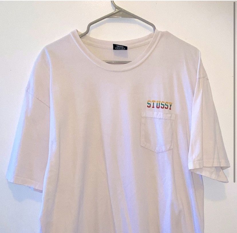 Stussy Stüssy white T Size US XL / EU 56 / 4 - 1 Thumbnail