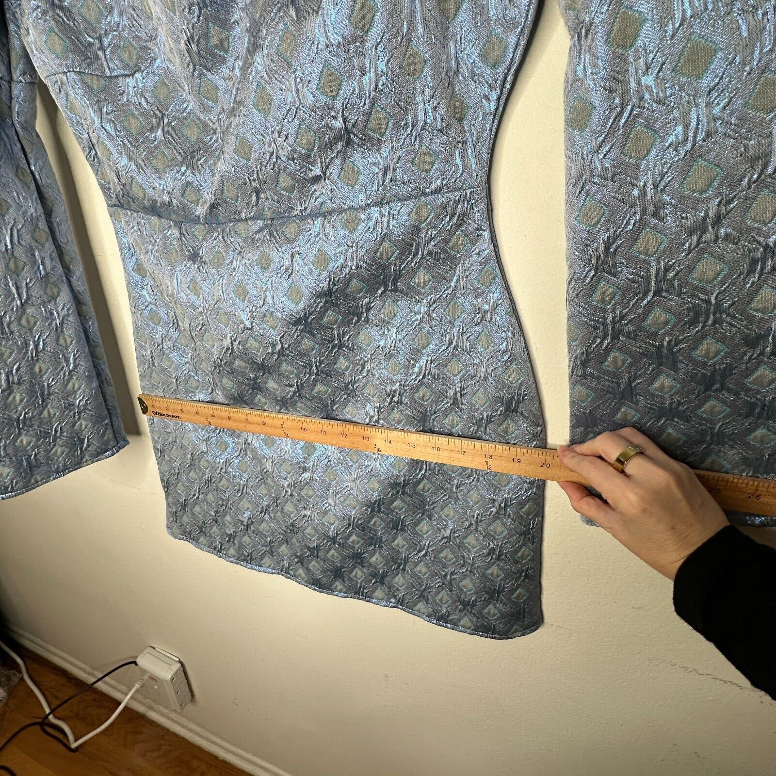 Other Olivia Rose Blue Ophelia Diamond Square Neck Mini XL Size XL / US 12-14 / IT 48-50 - 9 Thumbnail