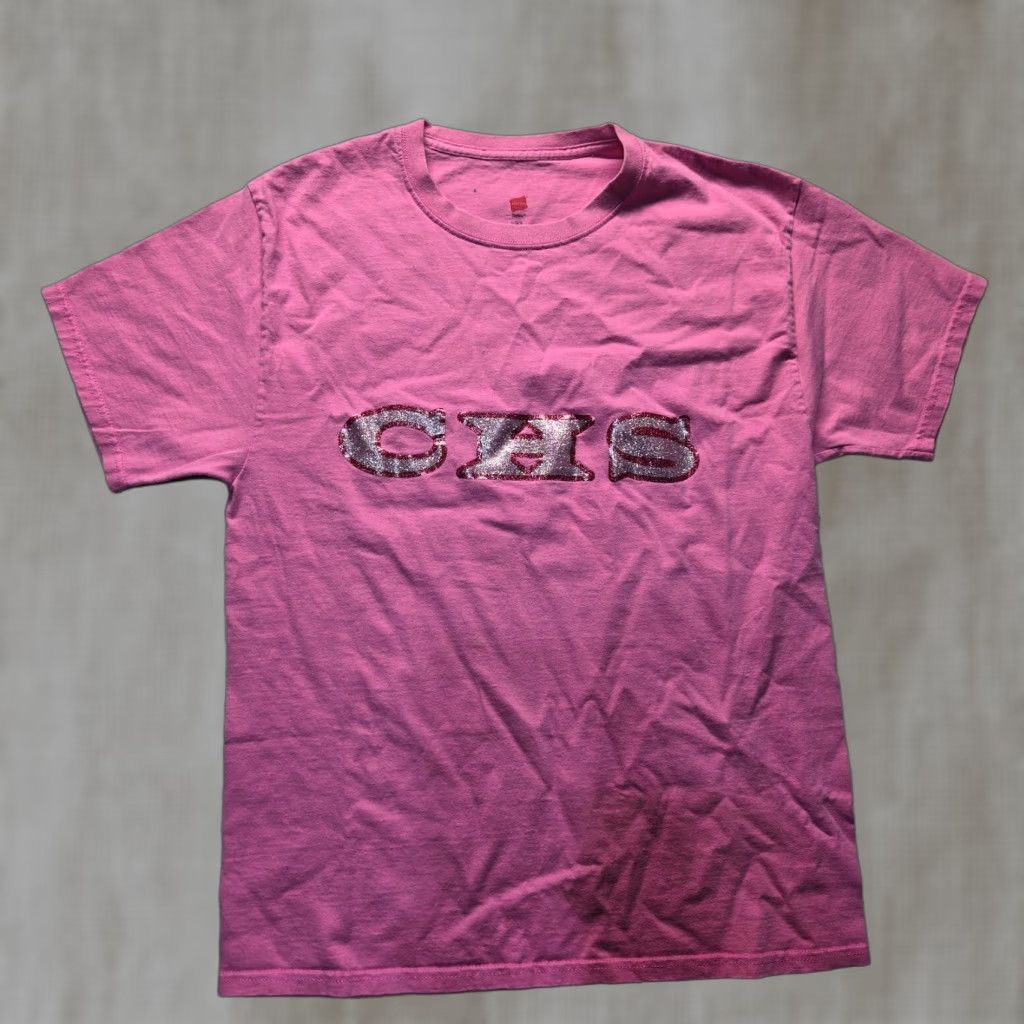 Vintage CHS Christiansburg High School C-Burg VA Virginia Pink T-Shirt Adult L Large Shirt Women Size L / US 10 / IT 46 - 1 Thumbnail