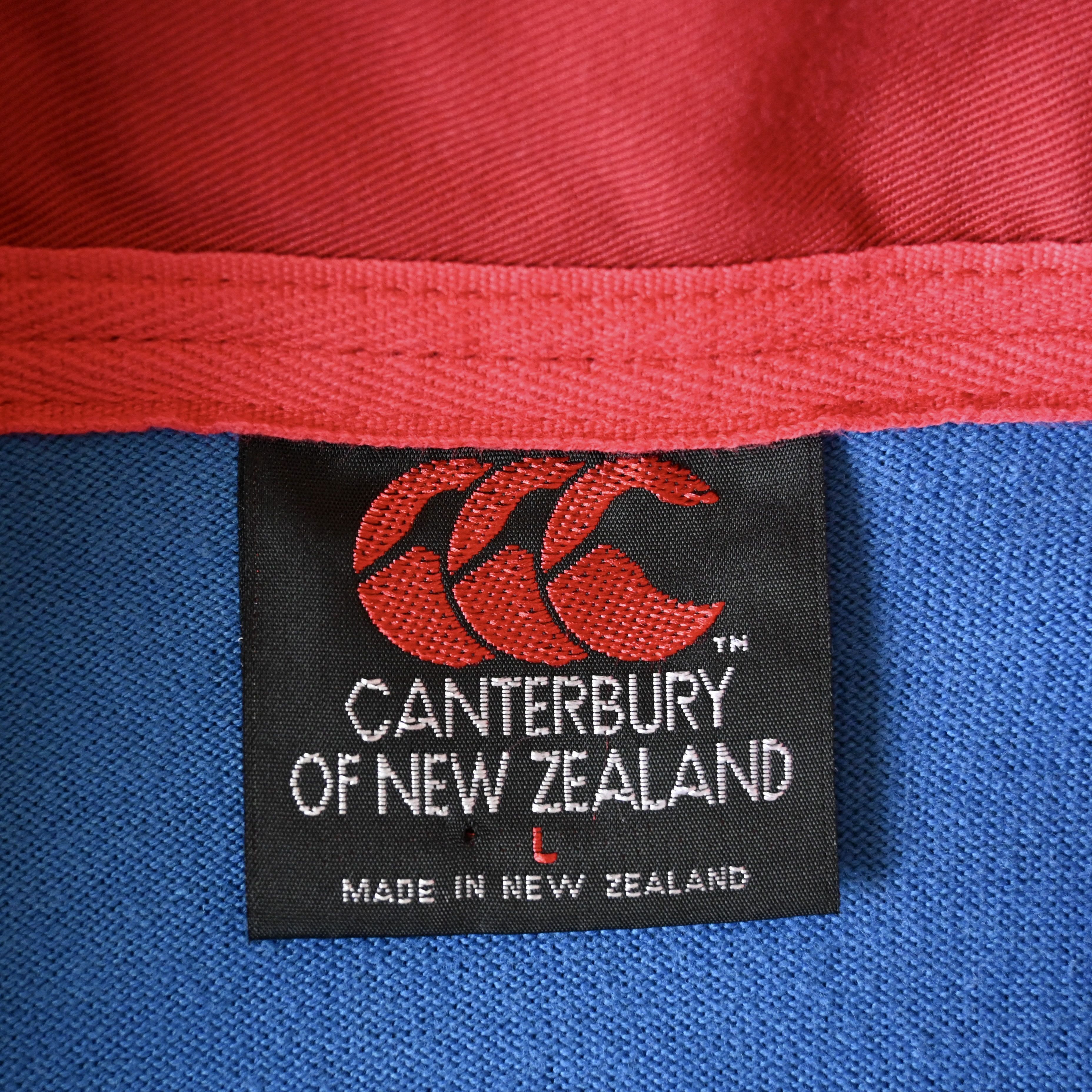 Canterbury of New Zealand Vintage 1990s T.R.F.C. Toshiba Fuchu rugby shirt Size US L / EU 52-54 / 3 - 9 Thumbnail