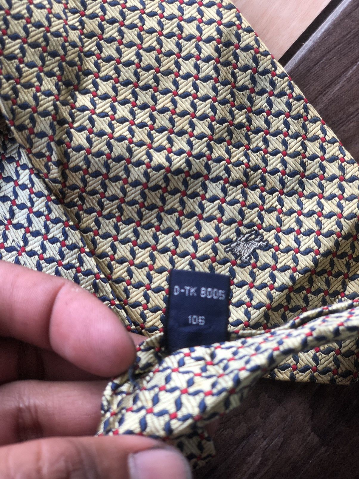 Burberry × Designer Burberry tie vintage Size ONE SIZE - 5 Thumbnail
