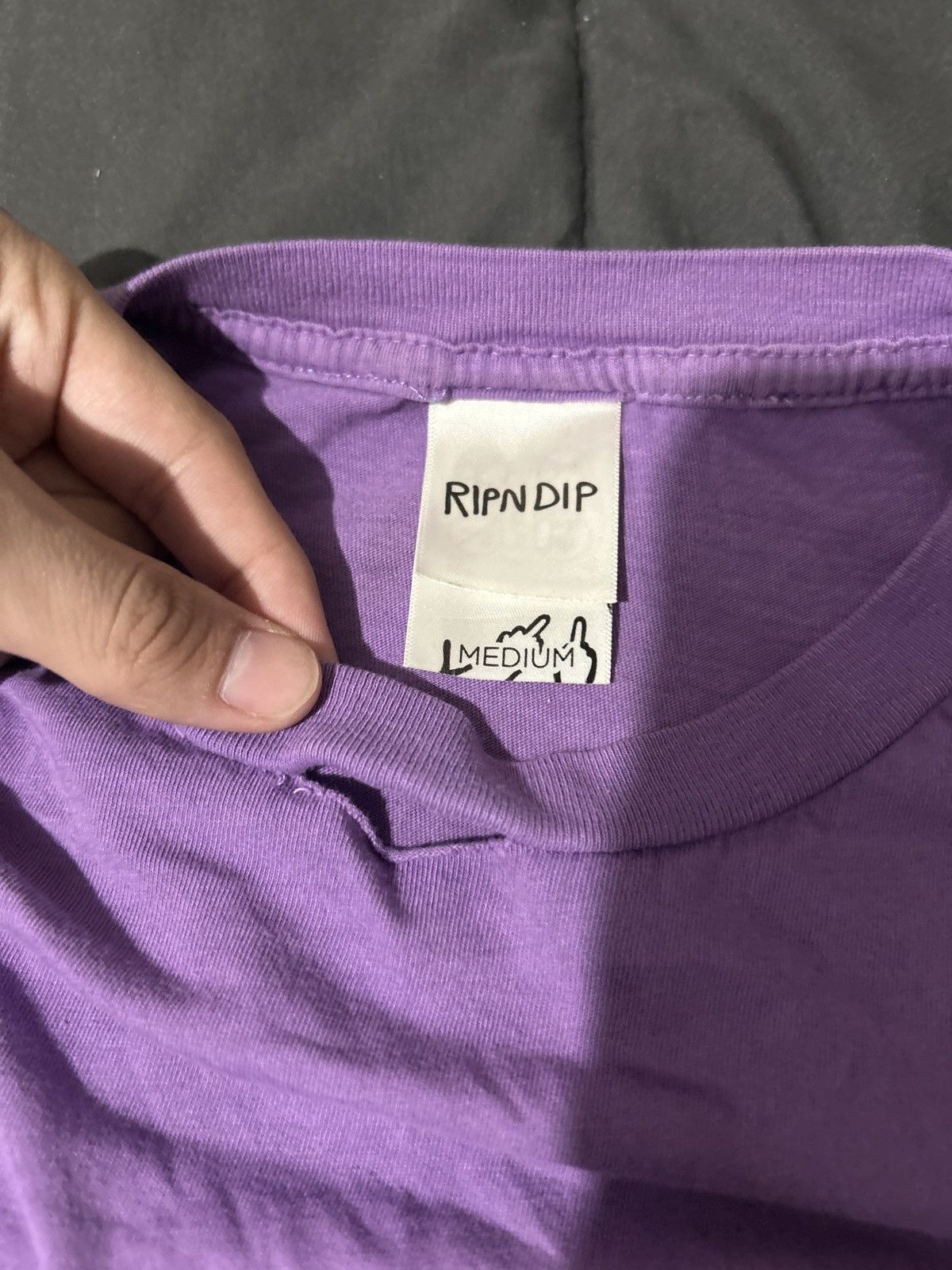 RIPNDIP RipNDip Cats Purple Tee Shirt Size US M / EU 48-50 / 2 - 2 Thumbnail
