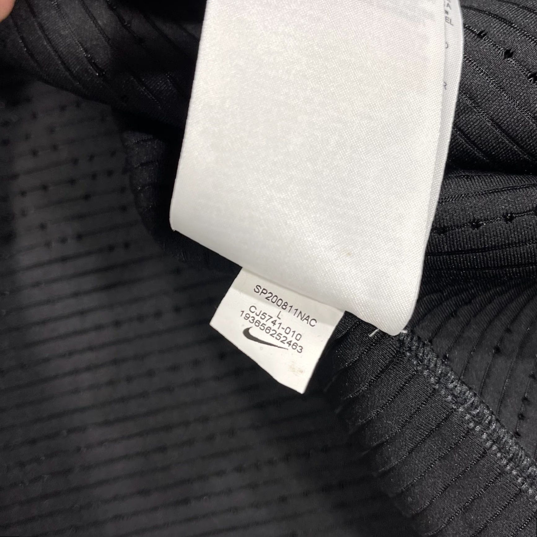 Nike Nike Tech Packet Jacket Mens Large Black Reflective 1/4 Zip Running Sports Nike Tech Fleece Mens Large Black Reflective 1/4 Zip Athletic Jacket Size US L / EU 52-54 / 3 - 6 Thumbnail